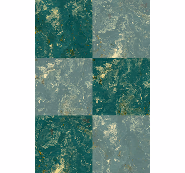 Carta da parati effetto marmo quadrati di marmo - TenStickers