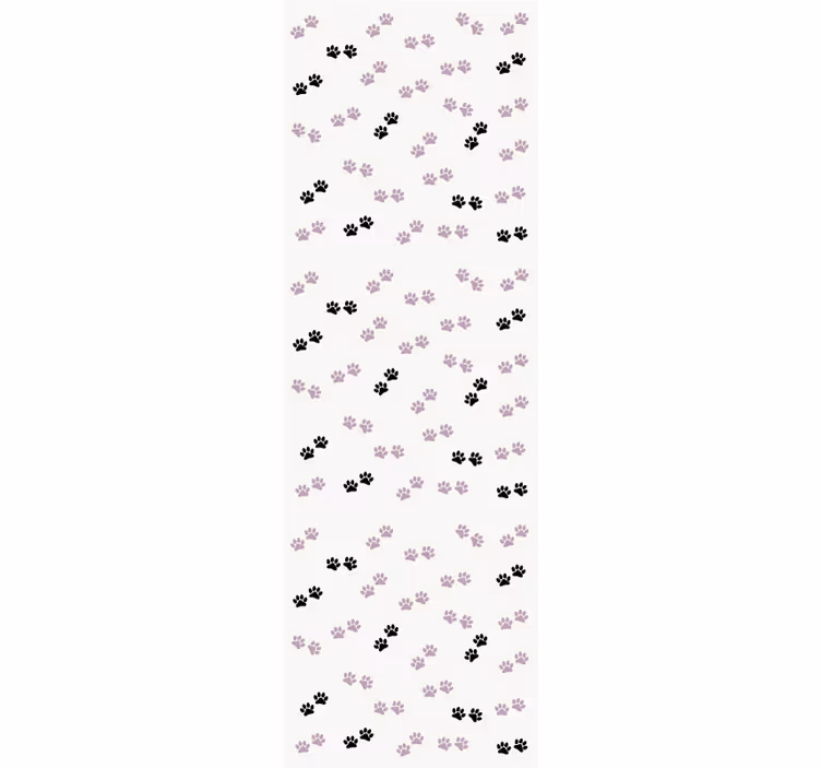 carta da parati cani modelli di impronte di zampe - TenStickers