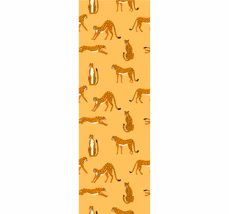 Carta da parati animali leopardi giocosi - TenStickers