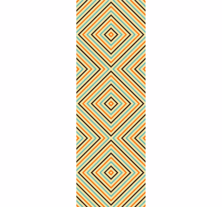 Carta da parati geometrica rombo geometrico - TenStickers