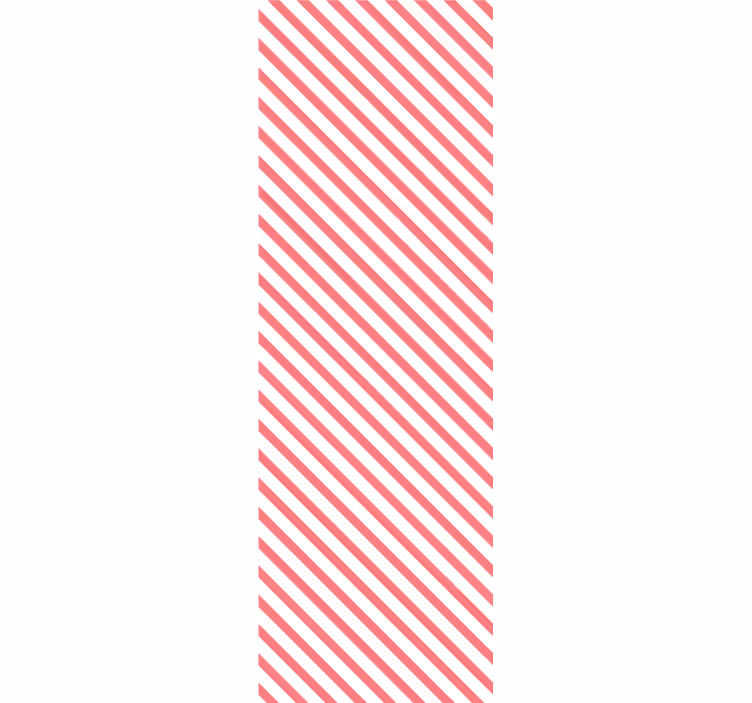 Carta da parati righe orizzontali armonia a righe candy - TenStickers