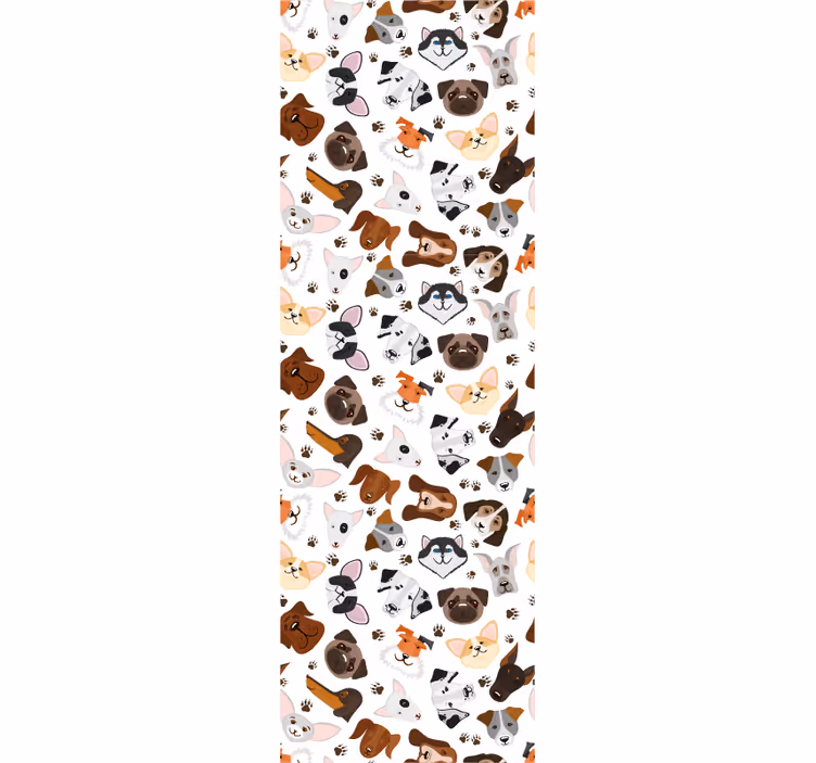 carta da parati cani collezione canina - TenStickers