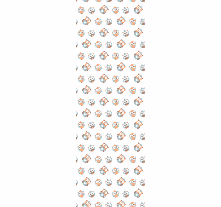 Carta da parati cameretta modello gufo - TenStickers
