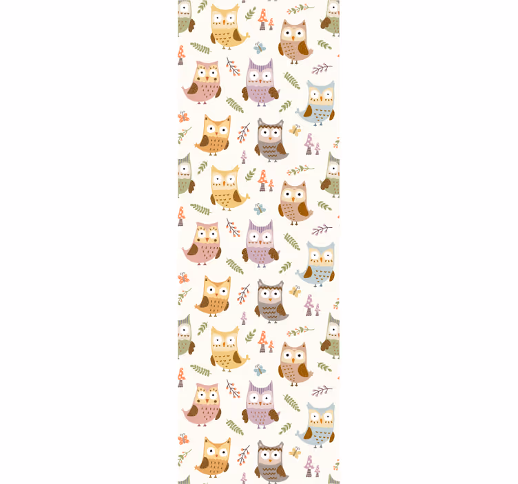 Carta da parati animali modello gufo - TenStickers