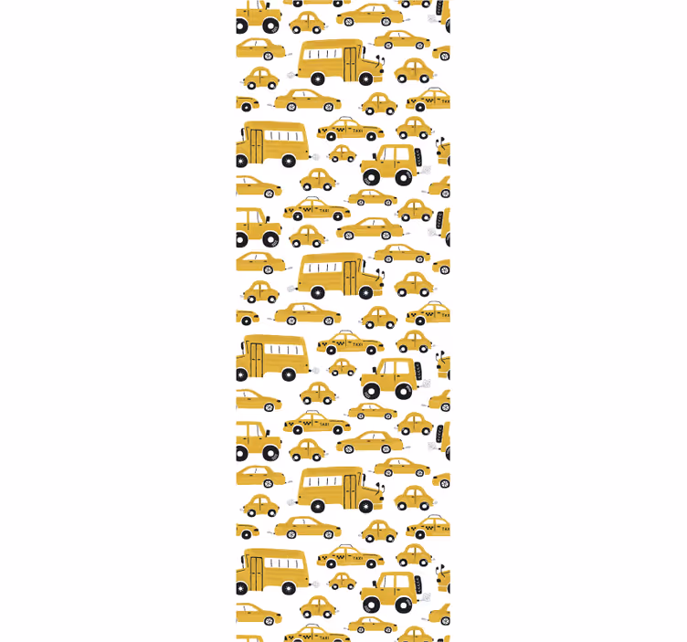 Carta da parati città modello di transito urbano - TenStickers