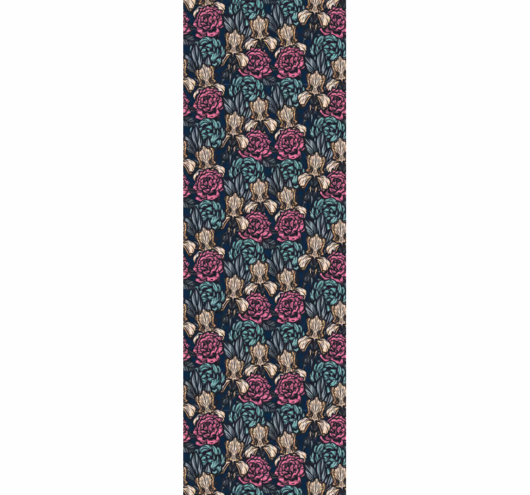Carta da parati floreale elegante arazzo floreale - TenStickers