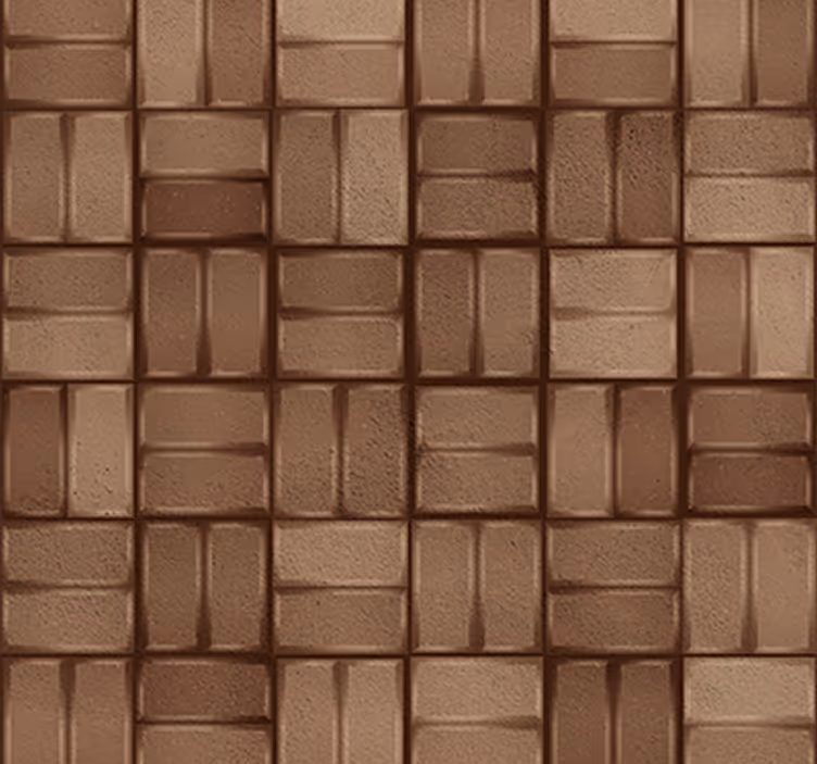 Carta da parati effetto pietra a mosaico - TenStickers