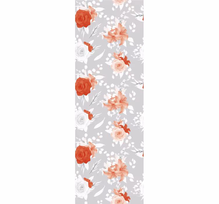 Carta da parati floreale design composizione floreale - TenStickers