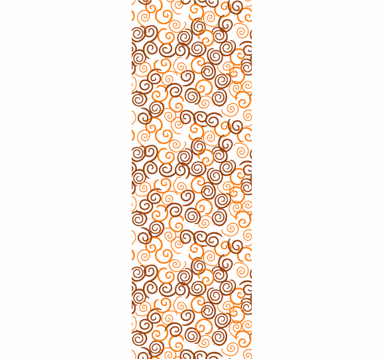 Carta da parati geometrica modello di turbinii a spirale - TenStickers