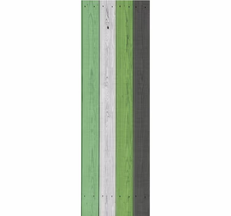 Carta da parati effetto legno motivo in legno a strisce - TenStickers