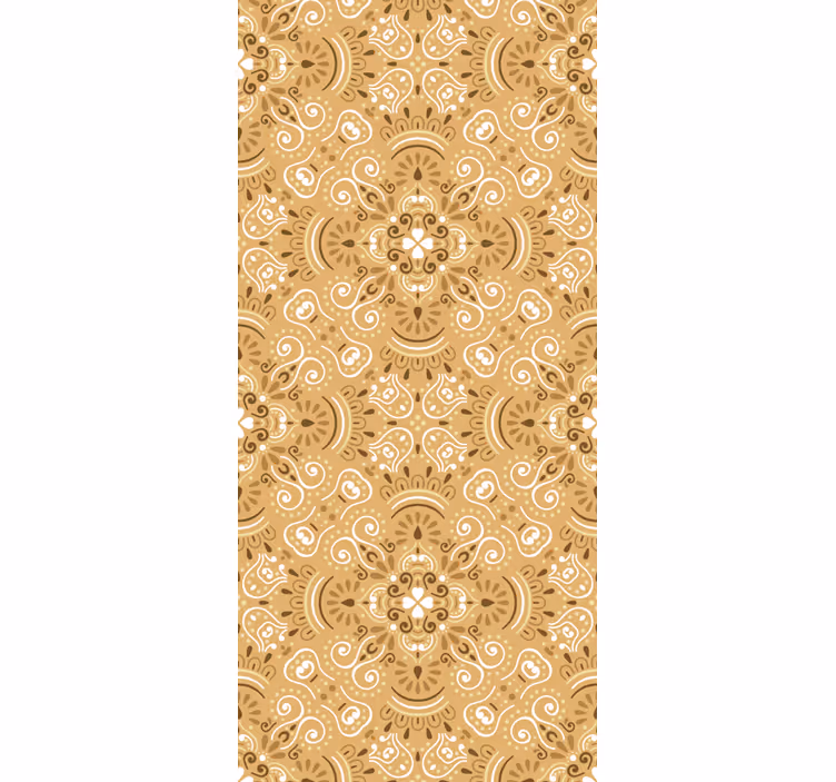 Carta da parati ornamentale intricato motivo mandala - TenStickers