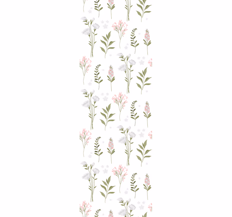 Carta da parati floreale motivo floreale di eleganza - TenStickers