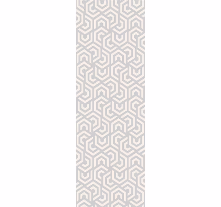 Carta da parati geometrica modello labirintico - TenStickers