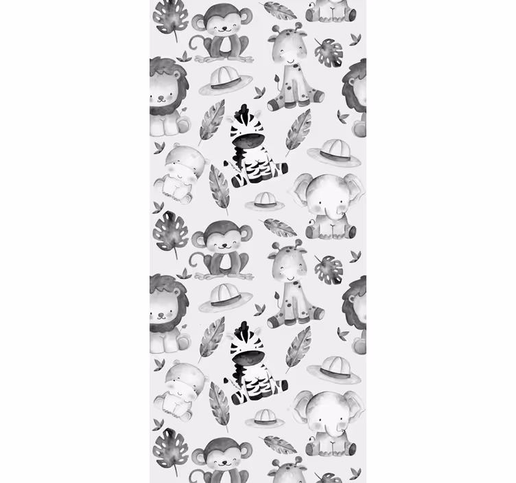 Carta da parati animali amici del safari - TenStickers