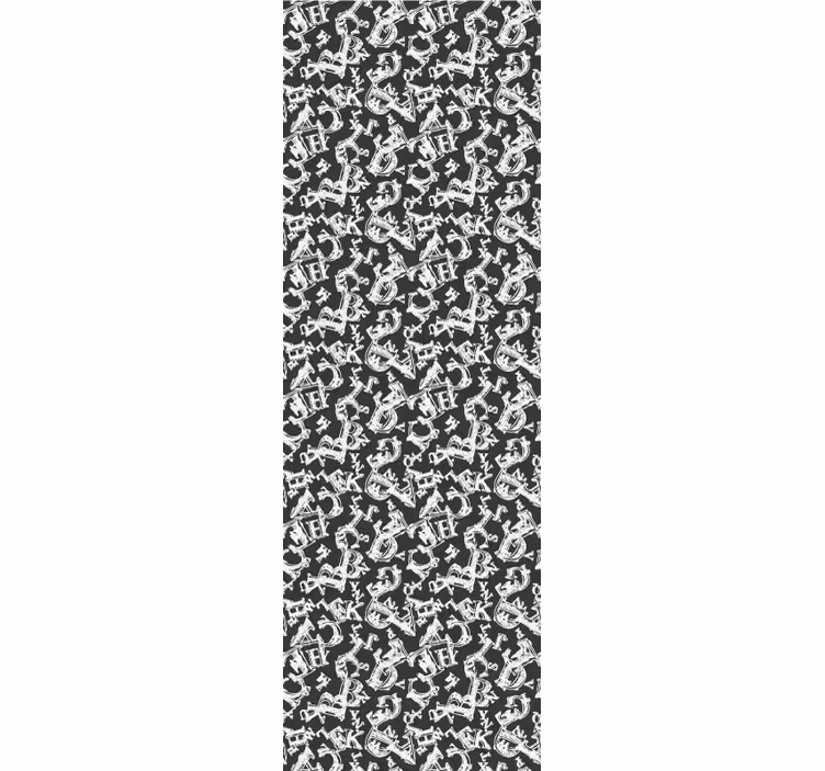 Carta da parati ornamentale ripetizioni di ancoraggio ornate - TenStickers