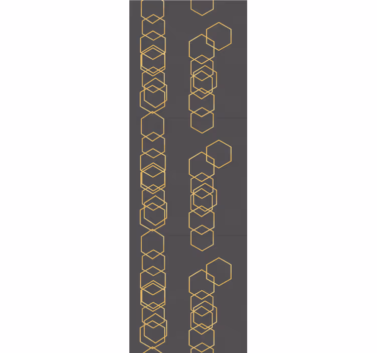 Carta da parati geometrica disegno lineare geometrico - TenStickers