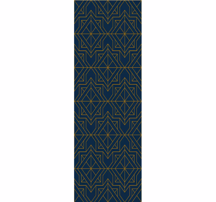 Carta da parati geometrica motivi geometrici a stella - TenStickers