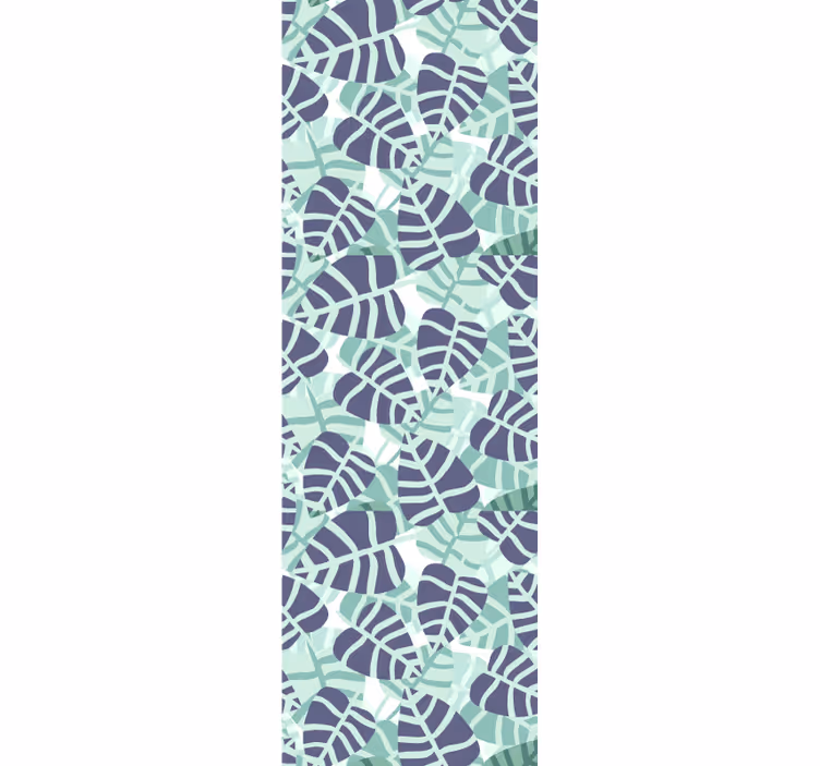 Carta da parati foglie mosaico di monstera - TenStickers