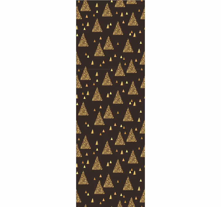 Carta da parati geometrica motivo triangolo dorato - TenStickers