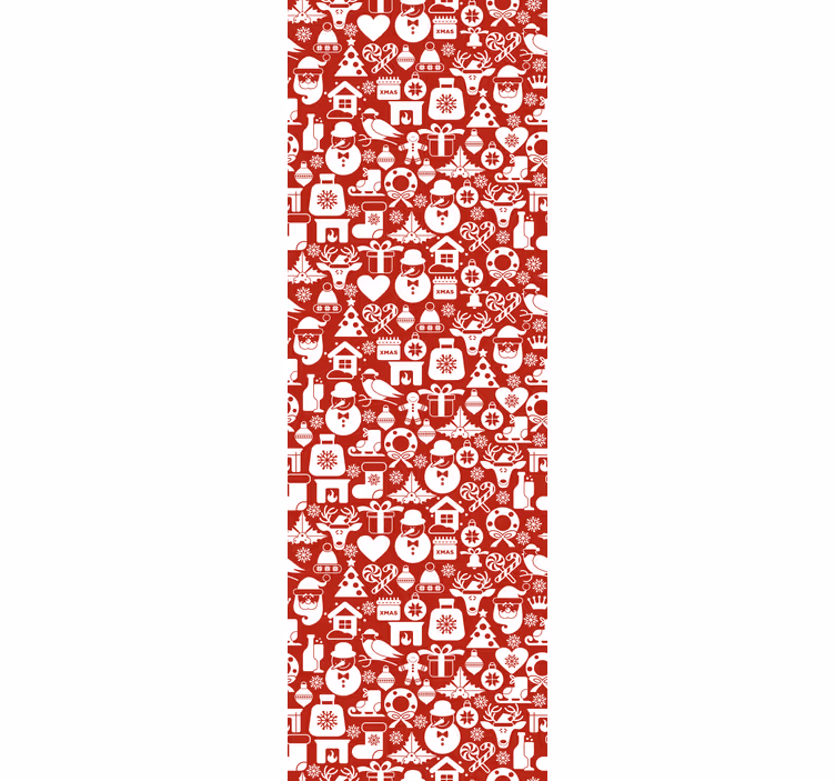 Carta da parati natalizia modelli di festività festive - TenStickers