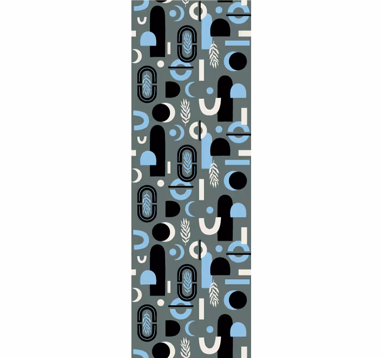 Carta da parati moderna collage di forme geometriche - TenStickers