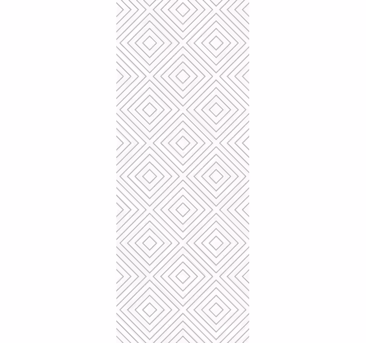 Carta da parati geometrica forma diamante - TenStickers