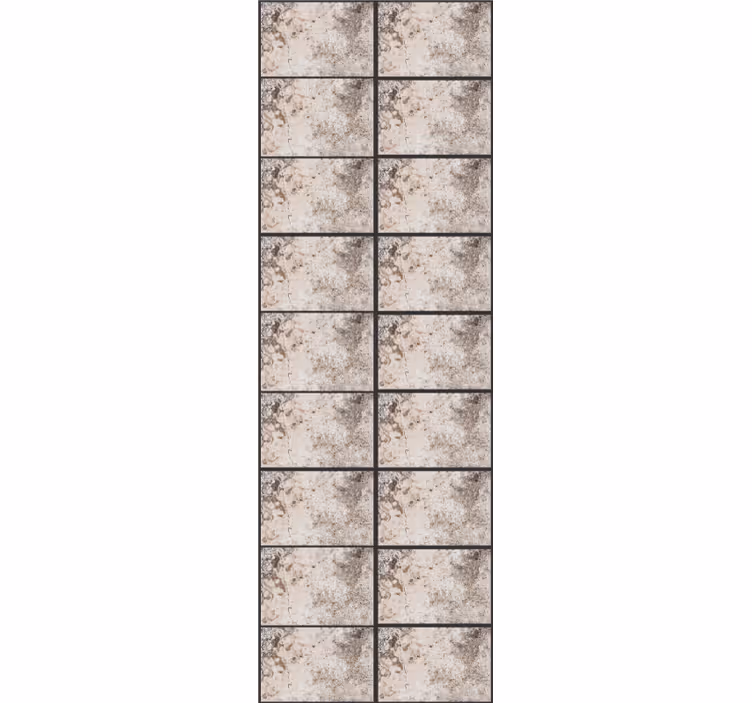Carta da parati effetto marmo piastrelle marmorizzate - TenStickers