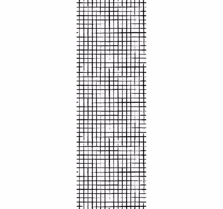 Carta da parati geometrica modello a griglia - TenStickers