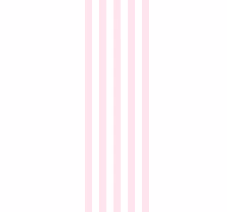 Carta da parati a righe modello minimalista rosa e bianco - TenStickers