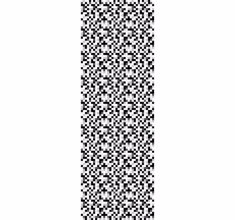 Carta da parati geometrica pied de poule geometrico - TenStickers