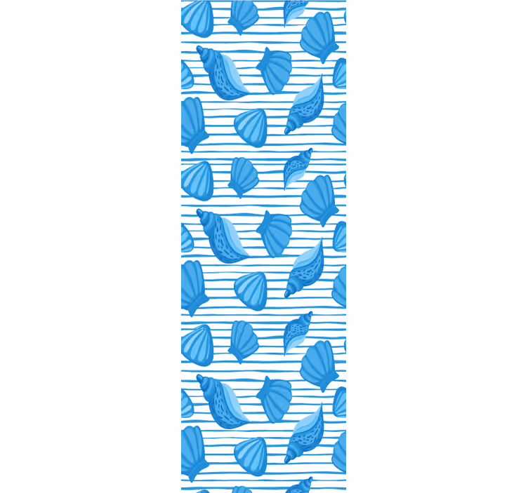 Carta da parati natura modelli di conchiglie - TenStickers