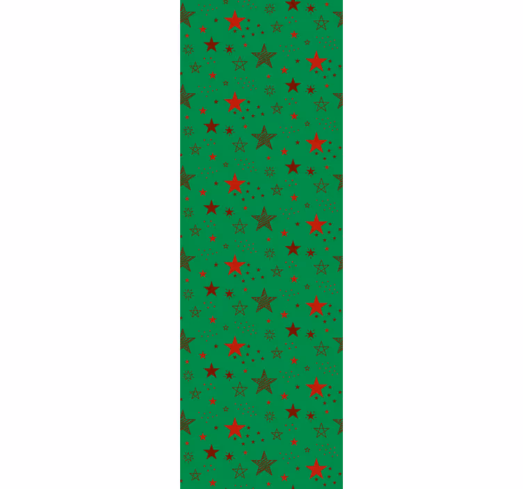 Carta da parati natalizia motivo a stelle festivo - TenStickers