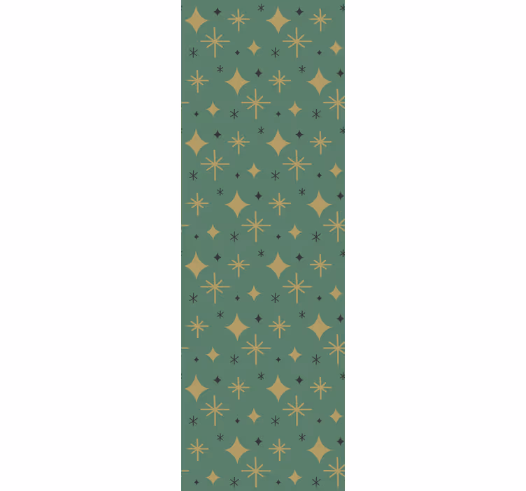 Carta da parati natalizia geometria festosa - TenStickers