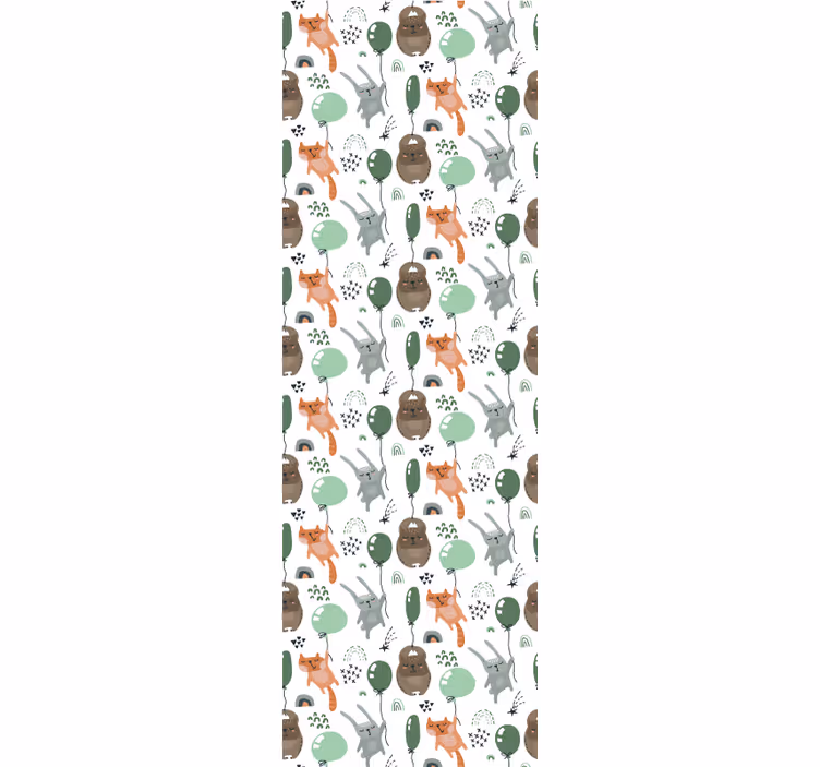 Carta da parati animali motivi di animali della foresta - TenStickers