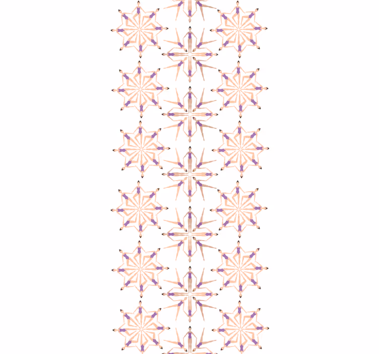 Carta da parati geometrica stella geometrica - TenStickers