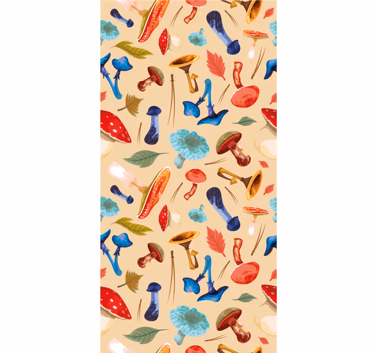 Carta da parati sala da pranzo botaniche incantevoli - TenStickers