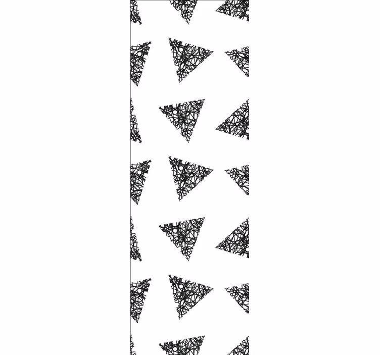 Carta da parati triangoli triangoli scarabocchiati - TenStickers