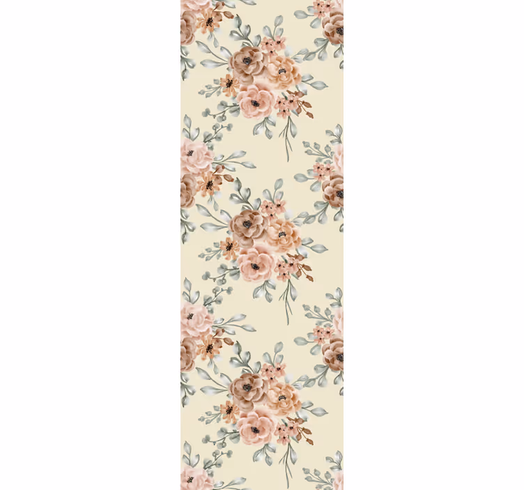 Carta da parati soggiorno composizione botanica - TenStickers