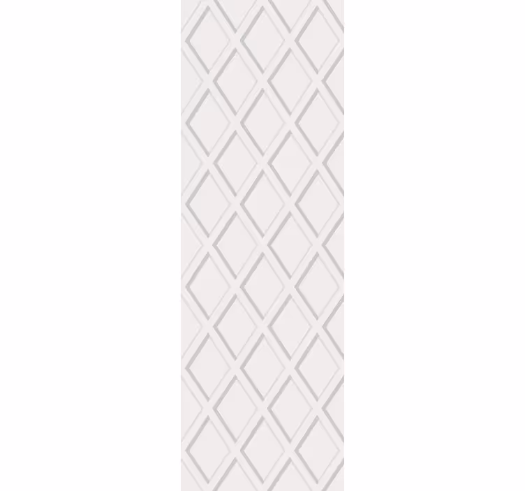 Carta da parati bagno texture 3d a forma di diamante - TenStickers