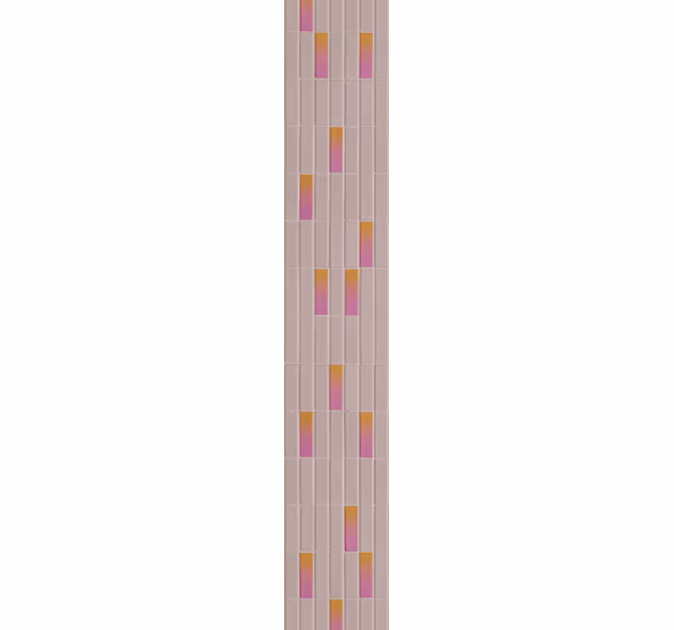 Carta da parati effetto piastrelle motivo geometrico sfumato - TenStickers