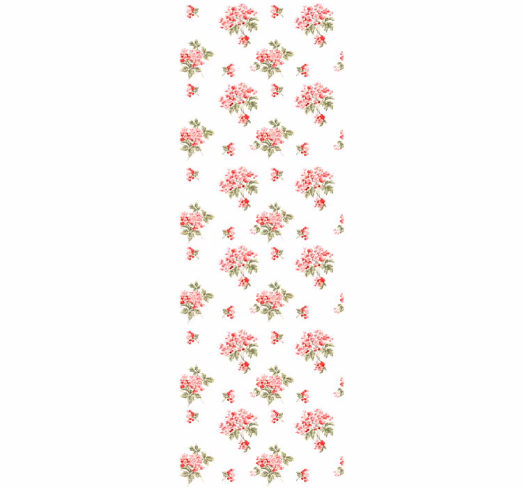 Carta da parati fiori Modello minimalista shabby chic - TenStickers