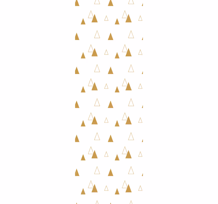 Carta da parati triangoli motivo dorato - TenStickers