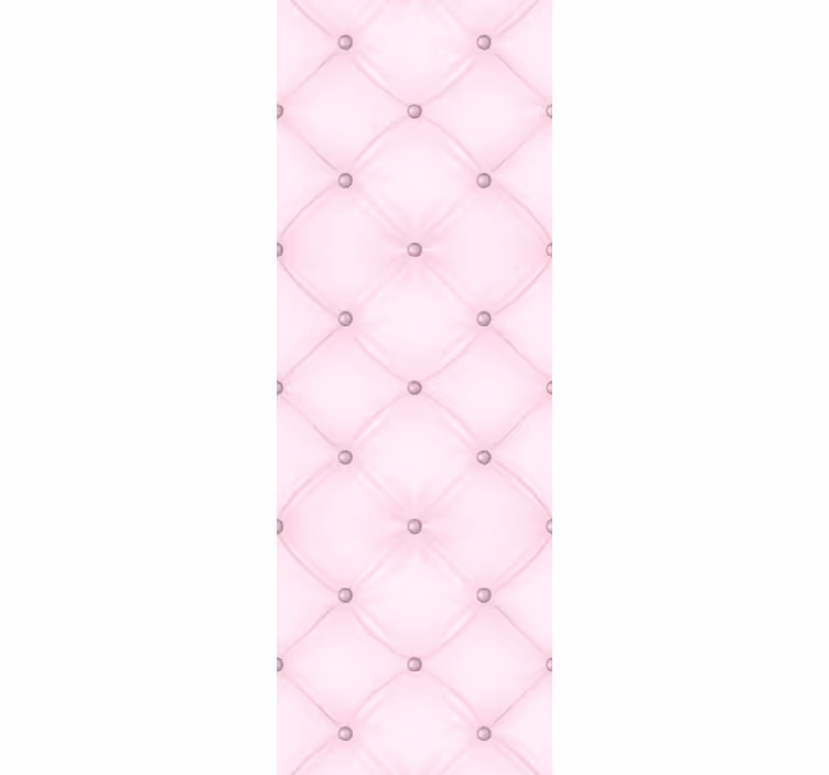 Carta da parati moderna texture tufting rosa elegante - TenStickers