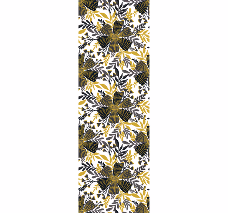 Carta da parati soggiorno equilibrio botanico - TenStickers