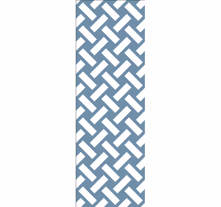 Carta da parati geometrica rettangoli bianchi - TenStickers