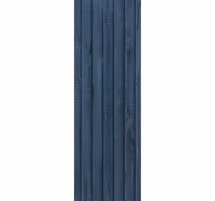 Carta da parati effetto legno tavole blu grezzo - TenStickers