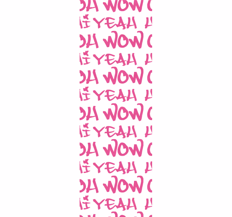 Carta da parati con scritte design frasi espressive - TenStickers