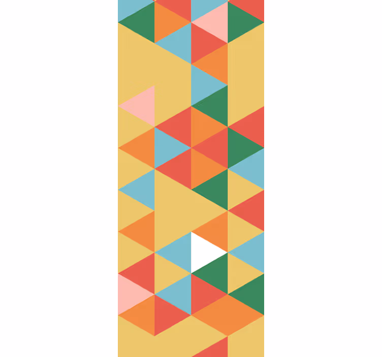 Carta da parati triangoli modello astratto creativo - TenStickers