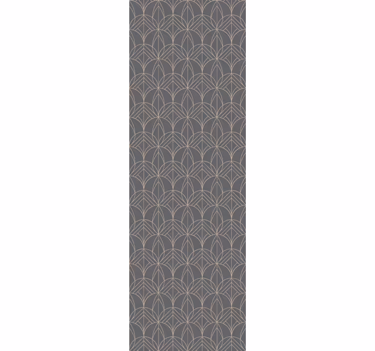 Carta da parati soggiorno design elegante con motivo grigio - TenStickers