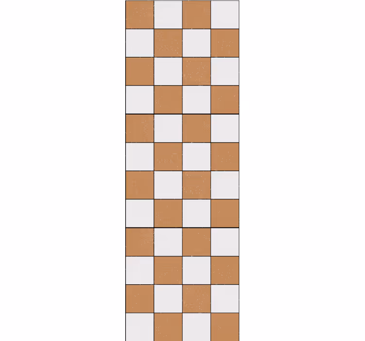 Carta da parati effetto piastrelle disegno a motivo quadrato - TenStickers